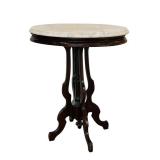 Antique Victorian Marble Top Parlor Table