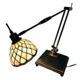 Tiffany Style Adjustable Desk Lamp