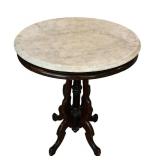 Antique Victorian Marble Top Parlor Table