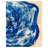 Hand Blown Art Glass Artisan Created Bowl