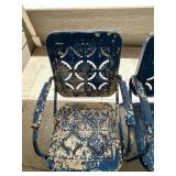 Vintage Metal Patio Chairs