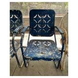 Vintage Metal Patio Chairs