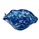 Hand Blown Art Glass Artisan Created Bowl