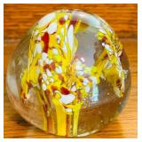 Four Stunning Art Glass Paperweights