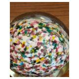 Four Stunning Art Glass Paperweights