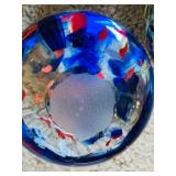 Four Stunning Art Glass Paperweights