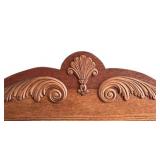 Vintage Quartersawn Oak Side by Side Secretary Desk Bookcase Curio Cabinet