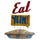 Whimsical Signs Eat, Yum and PIE!