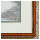 Vintage Ivan Anderson Wood Framed Print "Secrets"