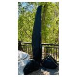 Extra Large Purple Leaf Deck / Patio Umbrella