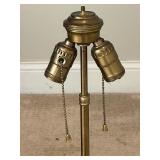 Gorgeous Vintage Blue / Seafoam Lamp - Needs Cord