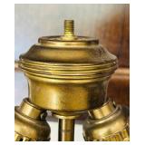 Gorgeous Vintage Blue / Seafoam Lamp - Needs Cord