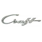 Vintage Metal Boat Emblems