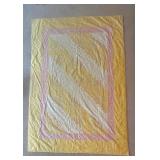 Pretty Pastel Yellow Quilt