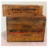 Vintage Wooden Crates 