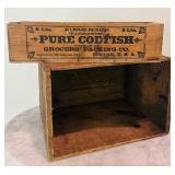 Vintage Wooden Crates 