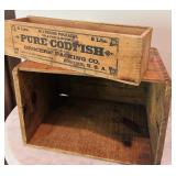 Vintage Wooden Crates 