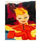 Captain Marvel Beach Bath Pool Towel Loot Crate Exclusive Avengers, Exclusive Hulk Phunny Plush Marvel Loot Crate Kids Plush Doll KIDROBOT, The Simpsons Treehouse of Horror Phunny Plush Zombie Lisa Ki