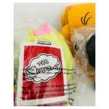 Captain Marvel Beach Bath Pool Towel Loot Crate Exclusive Avengers, Exclusive Hulk Phunny Plush Marvel Loot Crate Kids Plush Doll KIDROBOT, The Simpsons Treehouse of Horror Phunny Plush Zombie Lisa Ki