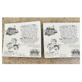 Vintage NEW Hot Wheels, Nestle Nesquik Racing Car, Jeff Green #10, Monte Carlo, Ricky Rudd #10 Tide Race Car NASCAR Diecast Toy Orange White Ford and Two Vintage Sealed 1/64 Die Cast Nascar 5 Monte Ca