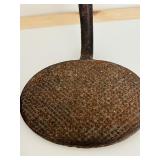 Vintage Treasures including Freon Suction Pressure Gauge and Antique Horse Carriage Buggy Round Cast Iron Step