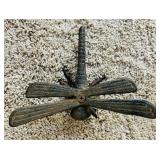 Pair of Metal  Indoor / Outdoor Dragonfly Decorative Wall Hangings