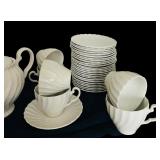 Vintage Johnson Brothers White Tea Set Made in England