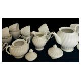 Vintage Johnson Brothers White Tea Set Made in England