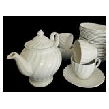 Vintage Johnson Brothers White Tea Set Made in England