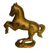 Pair of Vintage Cast Iron Prancing Pony / Still Coin Bank AC Williams Vintage Horses