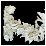 Lightweight White Resin Indoor / Outdoor Decor
