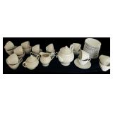 Vintage Johnson Brothers White Tea Set Made in England