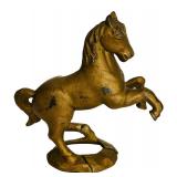 Pair of Vintage Cast Iron Prancing Pony / Still Coin Bank AC Williams Vintage Horses