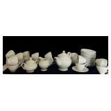 Vintage Johnson Brothers White Tea Set Made in England