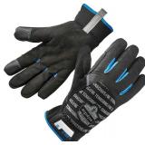 NEW Ergodyne ProFlex 814 Thermal Winter Work Gloves, Touchscreen Capable, Black, Large