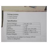 Wasserstein 21W Portable Solar Panel, Foldable Solar Charger Solar Cell With 2 USB Output Monocrystalline Silicon Folding Charger Board Waterproof For Solar Generator, Portable Power Station