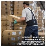 NEW Ergodyne ProFlex 1650 Elastic Back Support Brace - Black , MEDIUM