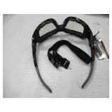 NEW 2 Pack of Ergodyne Skullerz LOKI Convertible Safety Spoggles w/ Strap -Black-Indoor/Outdoor Lens