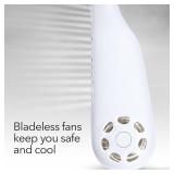 Dartwood Portable Neck Fan - Bladeless Rechargeable Small Handheld Fan with 4000mAh Battery Capacity