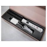Unplugged Beauty Cordless 1" Curling Wand - Hair Styling Rechargeable Battery - White