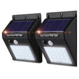 Dartwood 20 LED Solar Spotlight with Motion Sensor - 150 Lumens Weatherproof Spotlight (2-Pack)