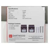 Dartwood 20 LED Solar Spotlight with Motion Sensor - 150 Lumens Weatherproof Spotlight (2-Pack)