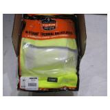 6 pack of NEW Ergodyne N-Ferno 6823HV Lime Hi-Viz Wind-proof Hinged Balaclavas