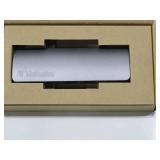 Verbatim 9-in-1 USB C Hub Adapter - 100W Power Delivery, USB 3.0, SD Card Readers, Gigabit LAN, 3.5mm Port for USB C Laptops