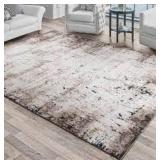 Avenue 33 Icon Rug Collection Zarek Beige - Rug Size: 5 ft. 3 in. x 7 ft