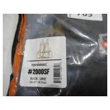 NEW Ergodyne ProFlex 2000SF 840D Spandex Back Support Brace with Sticky Fingers - BLACK - LARGE