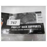NEW Ergodyne ProFlex 2000SF 840D Spandex Back Support Brace with Sticky Fingers - BLACK - XXL / 2XL