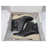 NEW Dolce Vita Womens 7 Boots Shoes Rancher Ankle Chelsea Slip-on DV Ladies Black