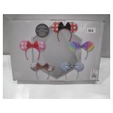 NEW Disney Minnie Mouse Disguise Girls Disney Boxed Ear Set, 5 pcs. -