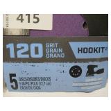 NEW 2 Pack of 3M Ultra Durable 5 inch Power Sanding Discs (5 Per Pack) - 120 Grit + 220 Grit